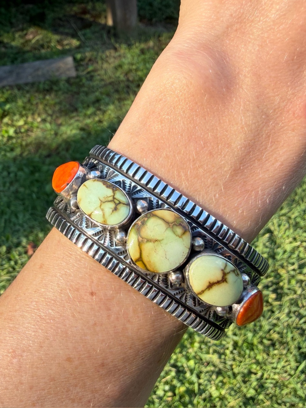 Sunshine Reeves Sonoran Gold Turquoise Cuff